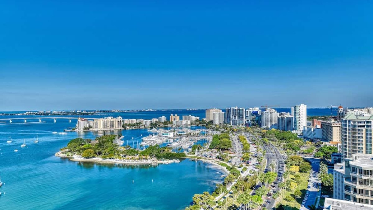 The Sarasota bayfront and downtown Sarasota, Florida — serving Lido Key, Florida